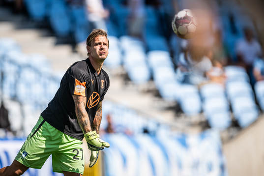 Malmö FFs målvakt Johan Dahlin