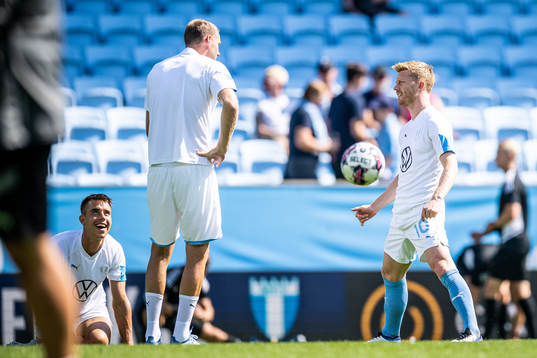 Malmö FFs Jonas Knudsen, Ola Toivonen och Anders