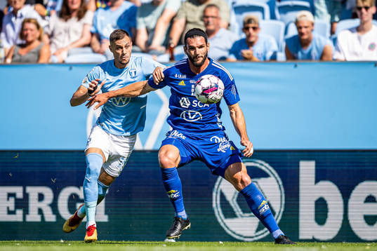 Malmö FFs Veljko Birmancevic och Sundsvalls Forrest Lasso