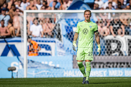 Malmö FFs målvakt Johan Dahlin