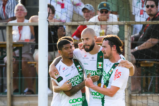 Varbergs Robin Simovic jublar