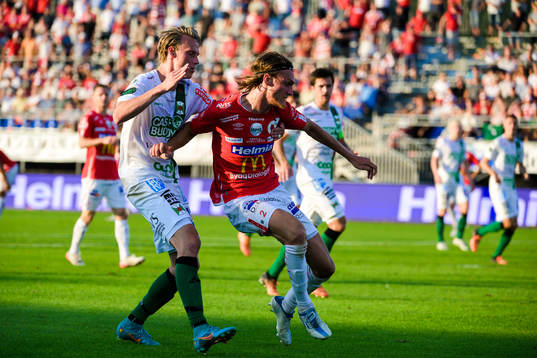 Varbergs Alexander Johansson och Degerfors Gustav Granath