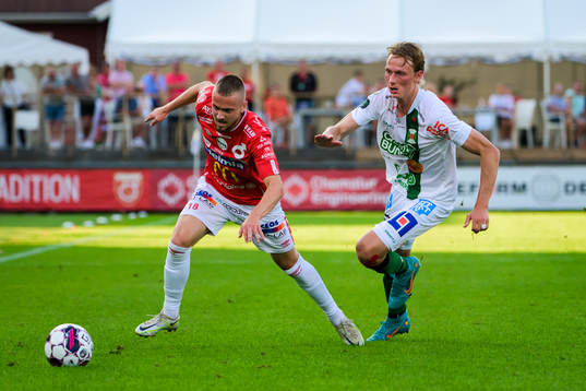 Degerfors Albin Mörfelt och Varbergs Alexander Johansson