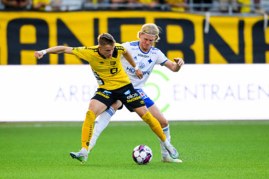 Elfsborgs Jacob Ondrejka och IFK Norrköpings Daniel Fritz