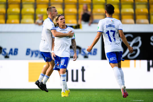 IFK Norrköpings Arnor Sigurdsson, Jacob Ortmark och