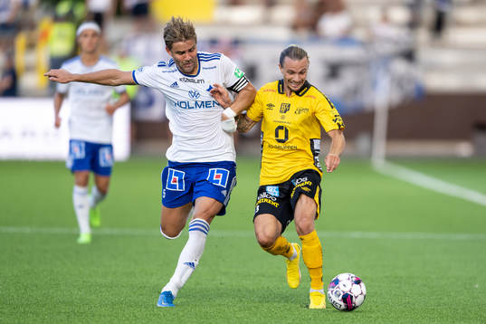 IFK Norrköpings Christoffer Nyman och Elfsborgs Niklas Hult