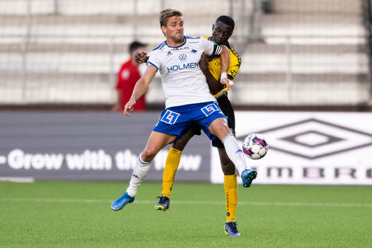 IFK Norrköpings Christoffer Nyman och Elfsborgs Maudo