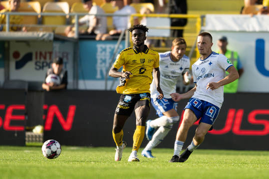 Elfsborgs Emmanuel Boateng och IFK Norrköpings Jacob