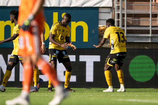 Elfsborgs Michael Baidoo och Maudo Lamine Jarjué
