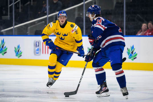 Oskar Olausson of Sweden and Brock Faber of USA