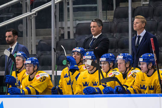 Assistant coach Todd Woodcroft, head coach Tomas Montén