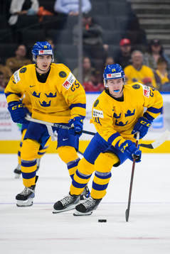 Liam Öhgren and Jonathan Lekkerimäki of Sweden