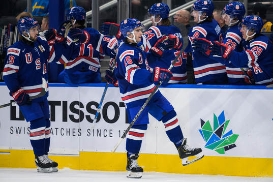 Matthew Coronato of USA celebrates