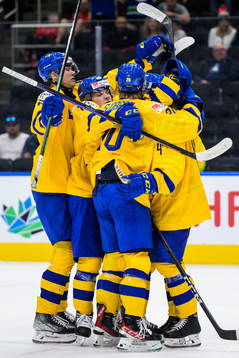 William Wallinder, Victor Stjernborg, Albert Sjöberg and