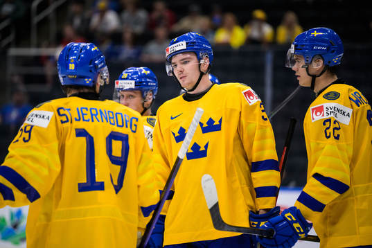 Victor Stjernborg, Oskar Magnusson, Helge Grans and William