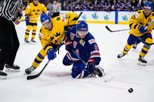 Theodor Niederbach of Sweden and Thomas Bordeleau of USA