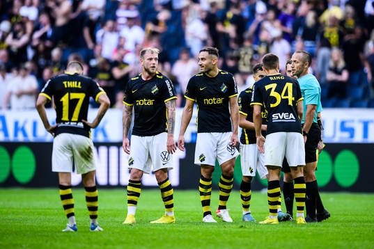 AIKs Vincent Thill, John Guidetti, Sotirios