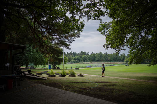 Djurgårdens träningsanläggning vid Kaknästornet i