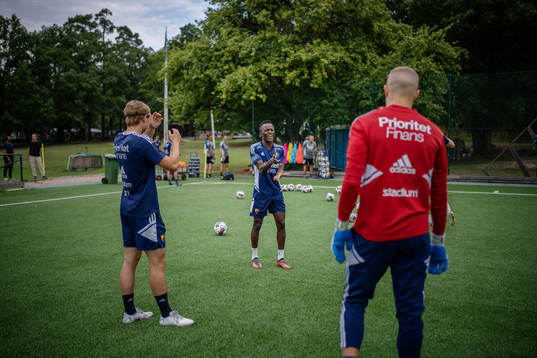 Djurgårdens Amadou Doumbouya, Aleksandr Vasyutin och Linus