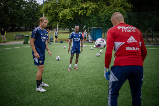 Djurgårdens Amadou Doumbouya, Aleksandr Vasyutin och Linus