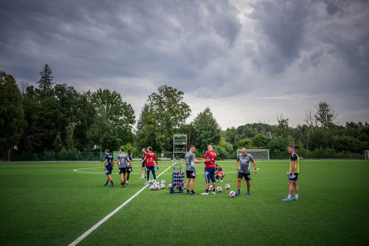 Djurgårdens målvaktstränare Nikos Gkoulios och