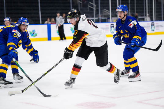 William Wallinder and Anton Olsson of Sweden are being
