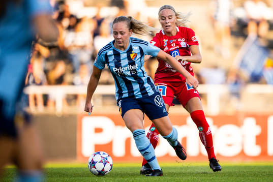 Djurgårdens Alice Bergström och Linköpings Stina