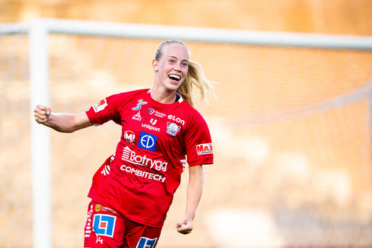 Linköpings Amalie Vangsgaard jublar