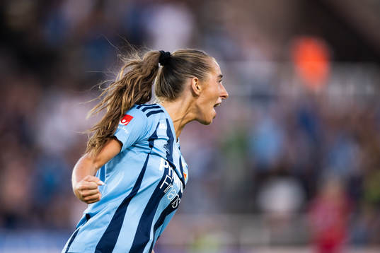 Djurgårdens Tilde Lindwall jublar