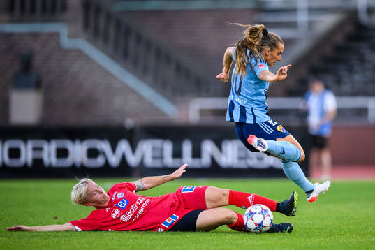 Linköpings Nilla Fischer och Djurgårdens Tilde Lindwall