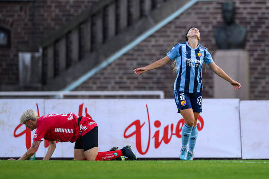 Linköpings Nilla Fischer och Djurgårdens Lova Lundin