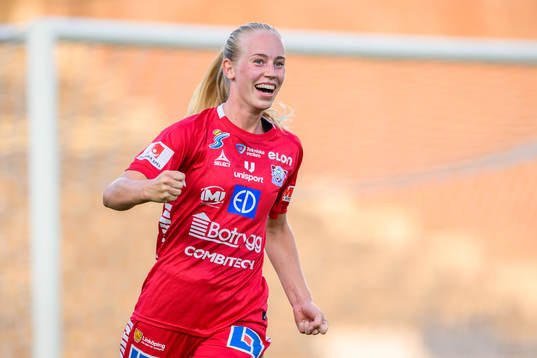 Linköpings Amalie Vangsgaard jublar