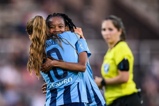 Djurgårdens Tilde Lindwall jublar