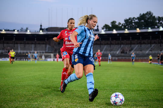 Djurgårdens Alice Bergström och Linköpings Emma