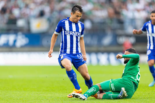 IFK Göteborgs Hussein Carneil och Hammarbys Mohanad Jeahze