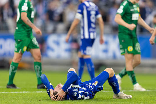 IFK Göteborgs Gustaf Norlin deppar
