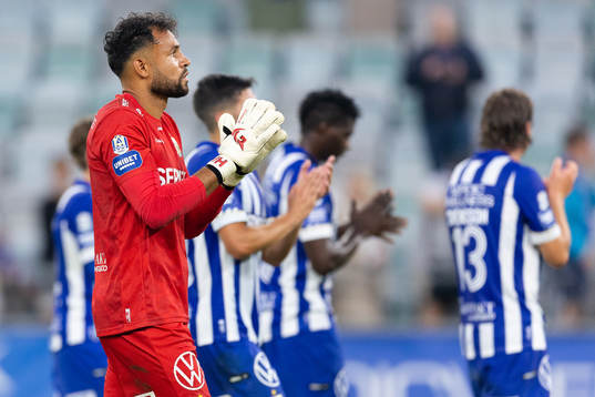 IFK Göteborgs målvakt Warner Hahn deppar