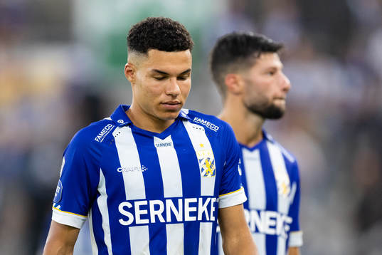 IFK Göteborgs Alexander Jallow deppar