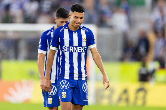 IFK Göteborgs Alexander Jallow deppar