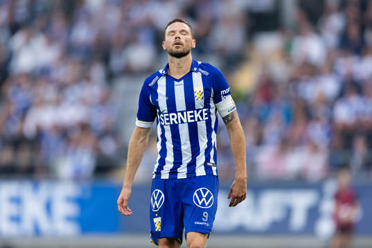 IFK Göteborgs Marcus Berg deppar