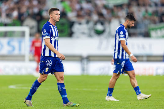 IFK Göteborgs Carl Johansson och Kevin Yakob