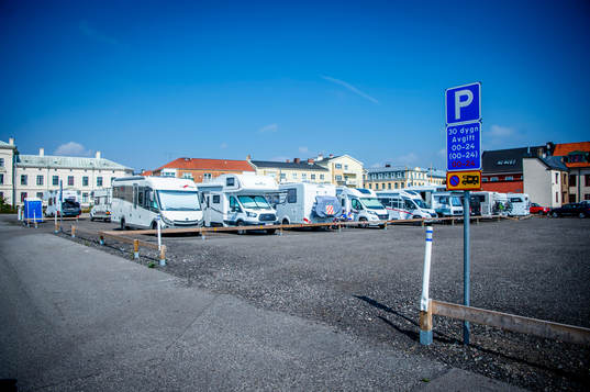 Den tilltänkta byggplatsen för en ishall i Ystad