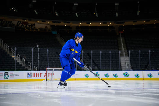 Liam Öhgren of Sweden at a practice session