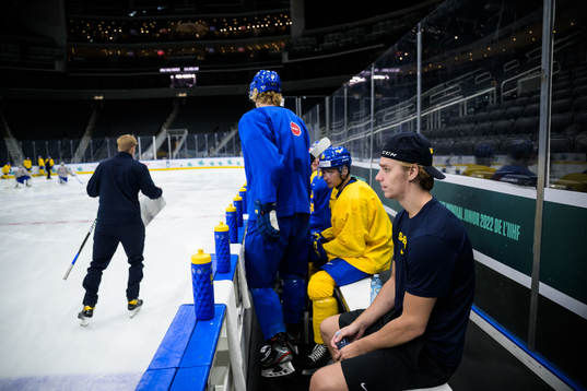 Leo Lööf of Sweden at a practice session