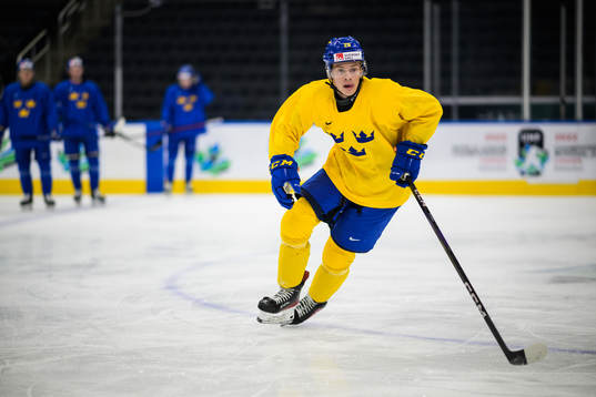 Albert Sjöberg of Sweden at a practice session