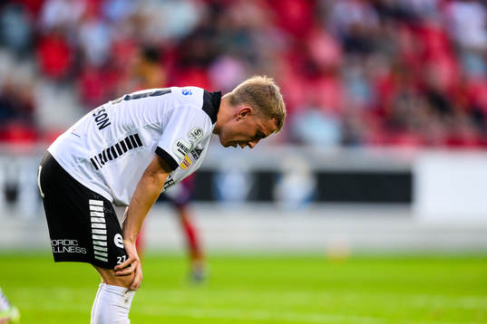 Örebros Valgeir Valgeirsson deppar