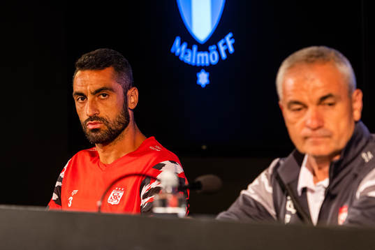 Ugur Ciftci and head coach Riza Calimbay