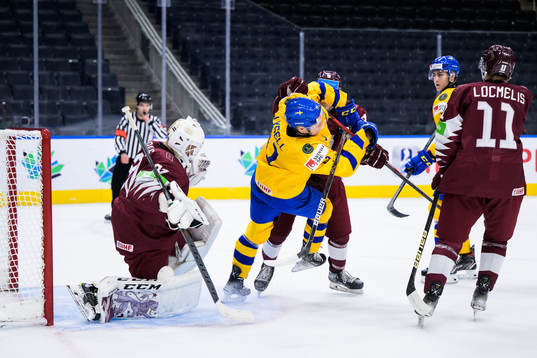 Fabian Lysell of Sweden against Gustavs Ozolins of Latvia