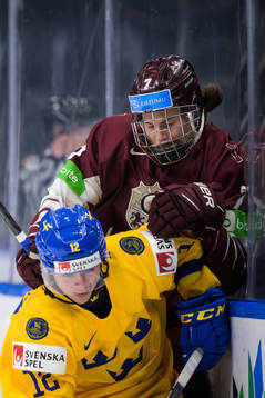 Ludvig Jansson of Sweden and Rainers Rullers of Latvia