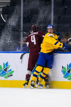 Niks Fenenko of Latvia and Albert Sjöberg of Sweden